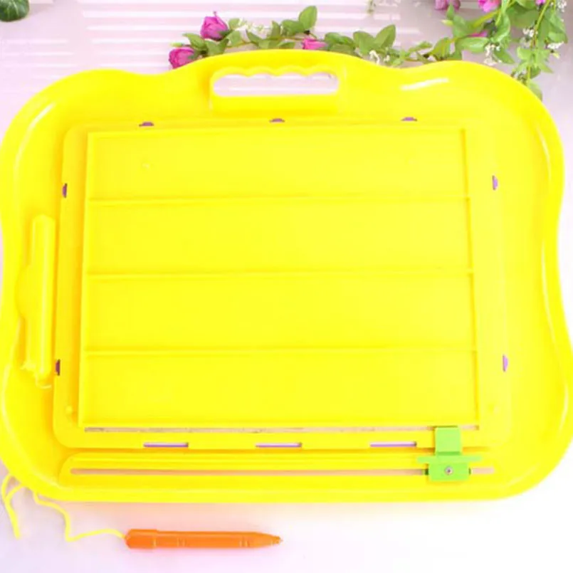 Cena 44*38cm Big Size magnetyczny rysunek tablica do malowania graffiti zabawki dla dzieci szkicownik Doodle rysunki z piórem zabawka nauka wielokrotnego użytku zabawka