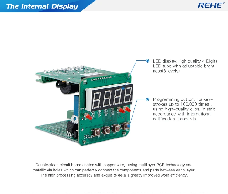 REHE RH-3P61 72*72 мм интеллектуальный измеритель энергии Modbus трехфазный RS485 измеритель энергии