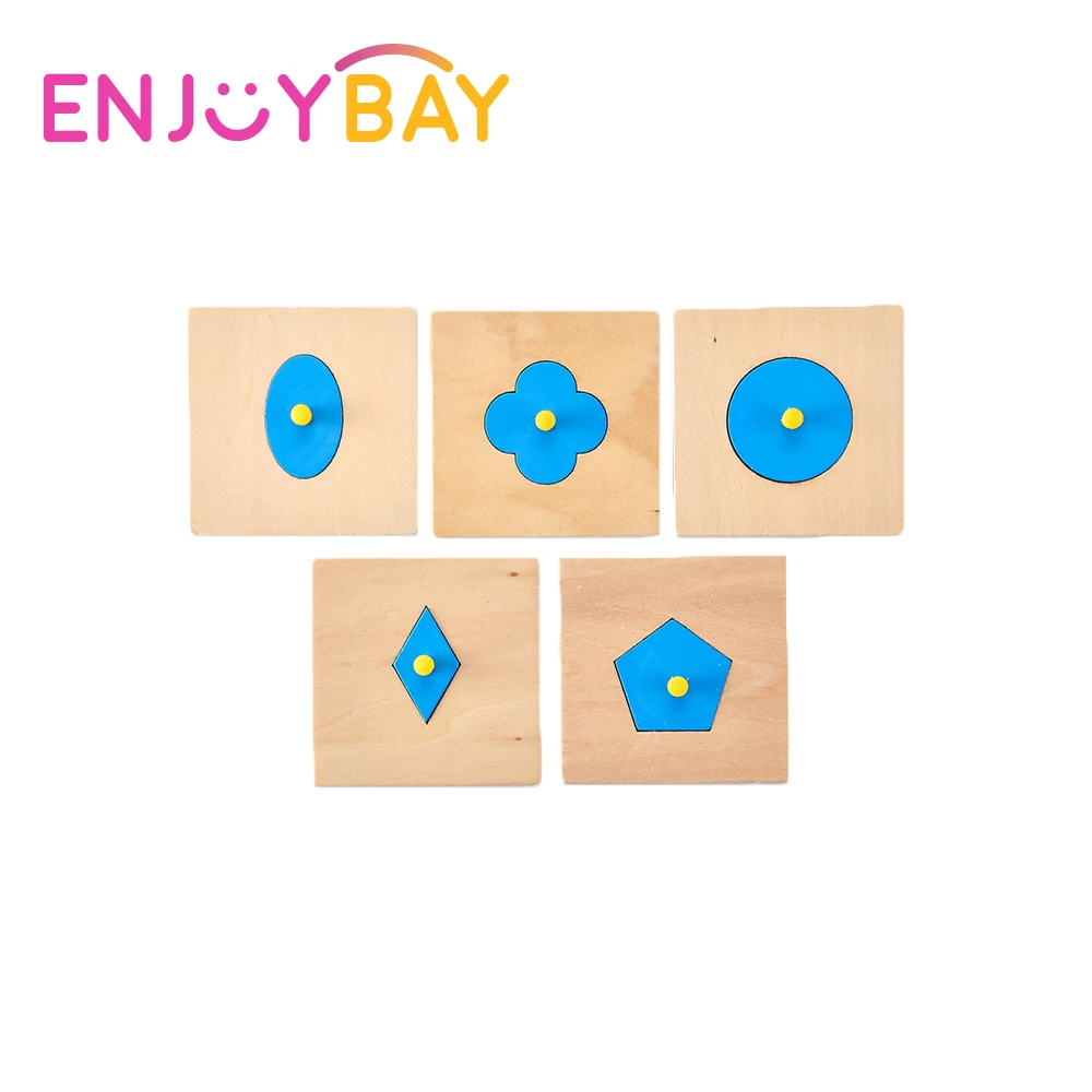 Enjoybay 10pcs Montessori Math Toys Wooden Geometry Shape Insets Kids Preschool Training Toys Educational Math Toy for Children Enjoybay 10pcs Montessori Math Toys Wooden Geometry Shape Insets Kids Preschool Training Toys Educational Math Toy for Children