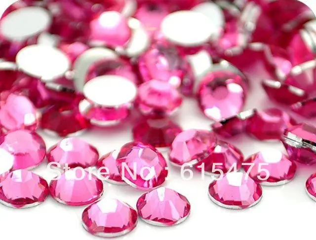 

6mm Lt.Rose Color SS30 crystal Resin rhinestones flatback,Free Shipping 10,000pcs/bag