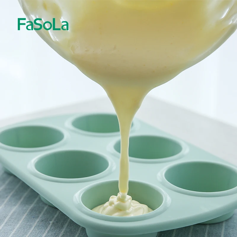 

FaSoLa Silicone Cake mold Oven home heat-resistant Chiffon Cheese Cake Grinding Tool Silica gel Chocolate Baking tool
