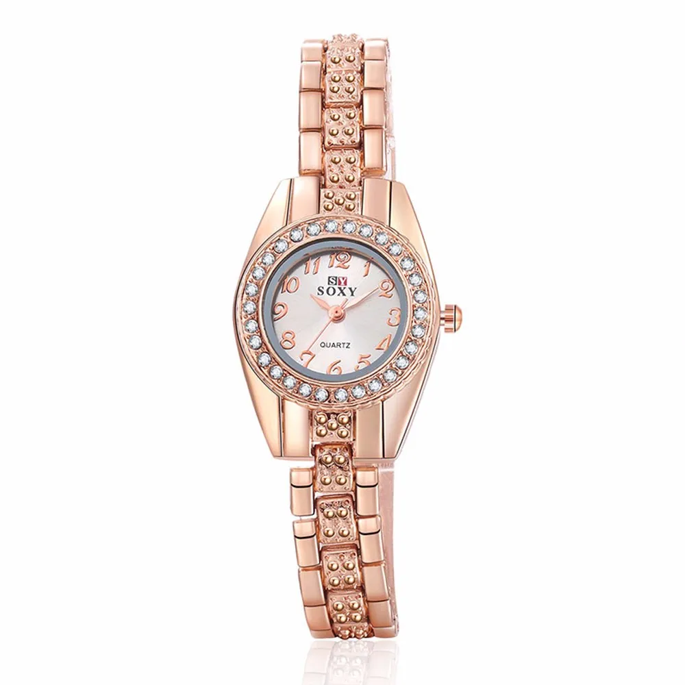 

Mance diamond bracelet watch for womens Stainless Steel Band Analog Fashion Quartz WristWatch relojes montre femme 2016 Hot Sale