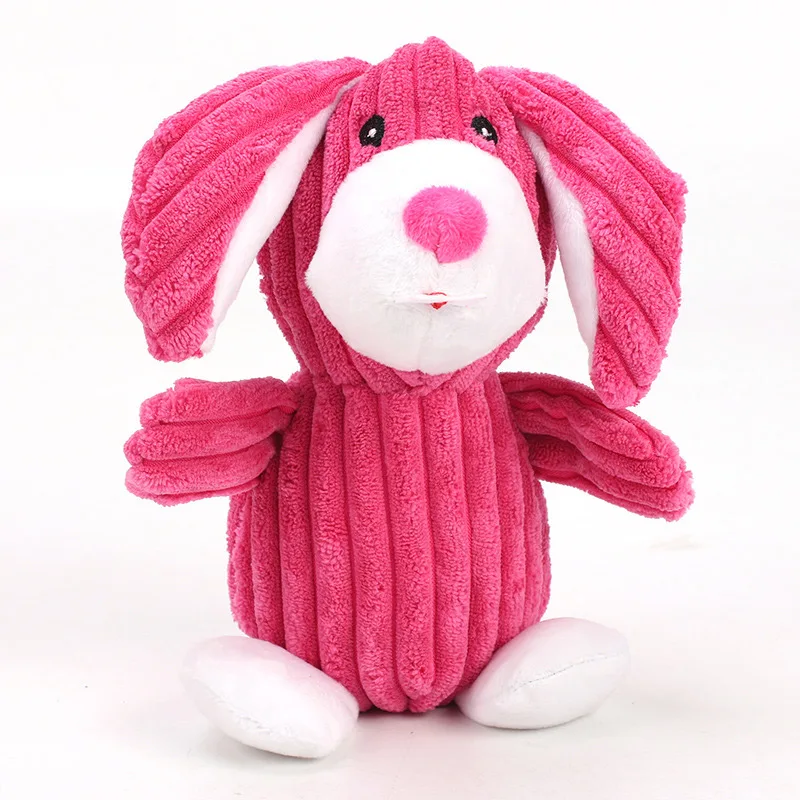 pink monkey dog toy