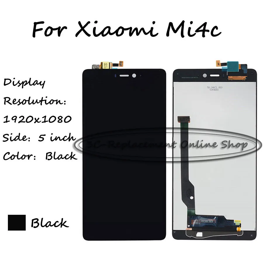 ЖК-дисплей + TP Для XIAOMI 4C MI4C M4C MI с сенсорным экраном дигитайзер замена смартфона |