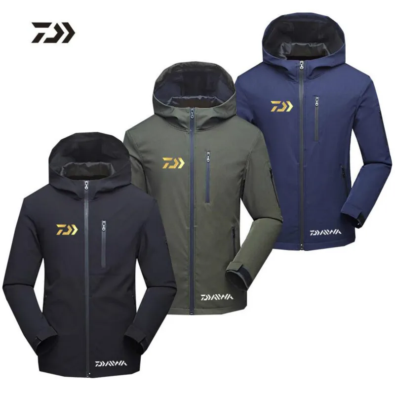 

2019 New Fishing Jacket Outdoor DAIWA Men Fishing Clothing Couple Windbreaker Reflective Fishing Clothes Hiking Camping Clothes
