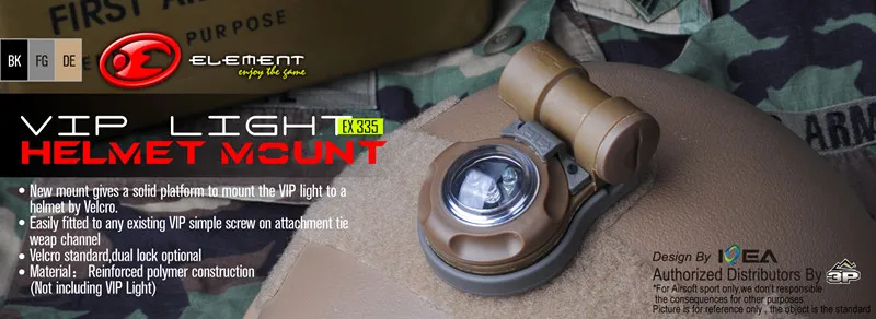 Элемент Airsoft тактический SOS VIP безопасности сигнала Strobe Light Крепление на шлем с Magic Tape военные охотничий шлем аксессуары