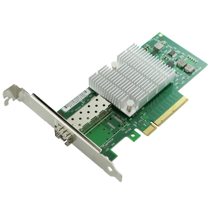 10 Gigabit Fiber Ethernet Adapter SFP+ NIC Card JL82599EN Chipset 