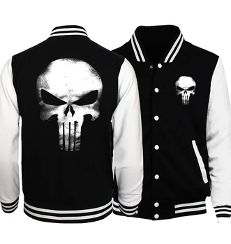 

Series Men Jacket 2017 Spring New Arrival Baseball Jackets Batman 2/ The Flash/ Deadpool/ The Punisher Fashion Men Coat