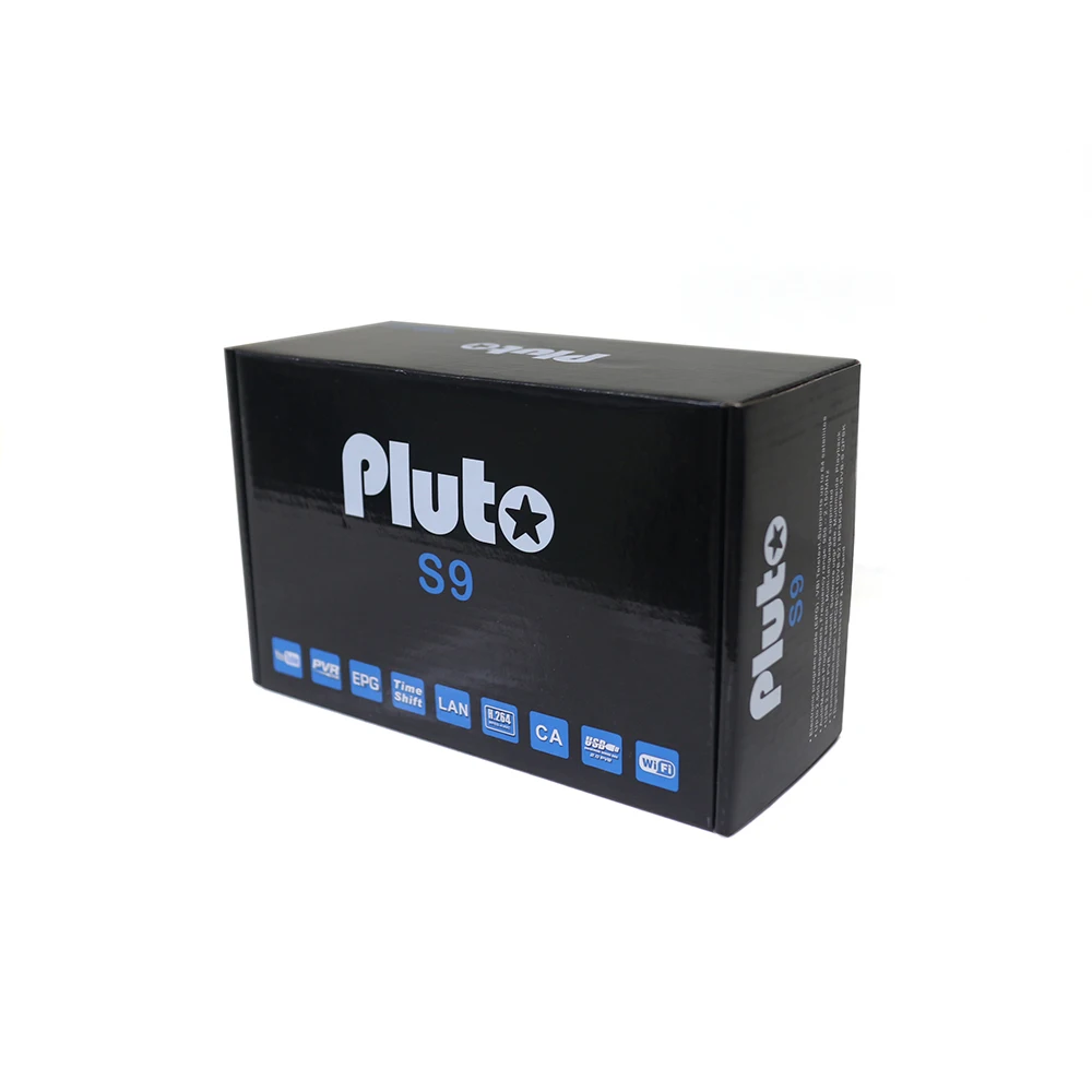 Pluto S9 HD рецептор DVB-S2 спутниковый ТВ приемник декодер с 7 линиями Европа CCcam+ USB wifi 1080P Поддержка Испания CCCAM tv BOX