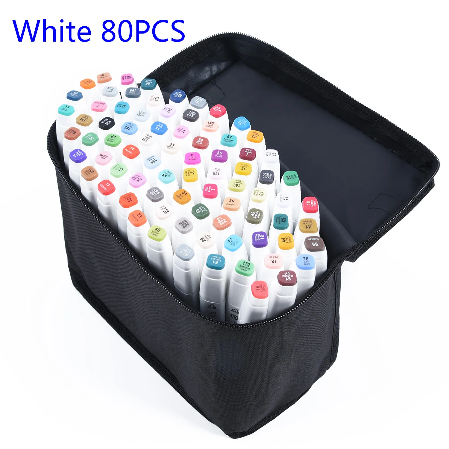 

30-80 Color Art Markers Set Artist Dual Head Sketch Pens for School Drawing Sketch Oily Alcohol based Markers