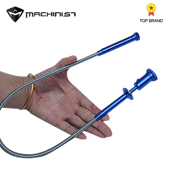 

1pc 62cm with LED light with strong magnetic universal four-claw pick-up pass sewer toilet take-up clip car repair tool