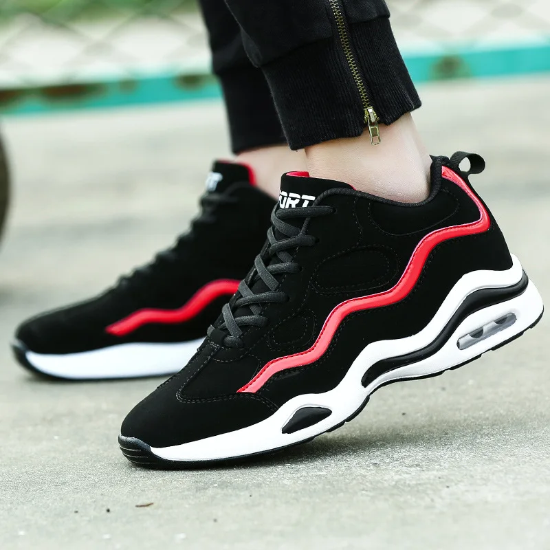 Novo White Calçado Apartamentos black 2019 Andando De Da Cidade Rendas Respirável Casual black Sapatos Dos Homens Preto Até Red Marca Sapatas Designer branco Masculinos rrHRq4z