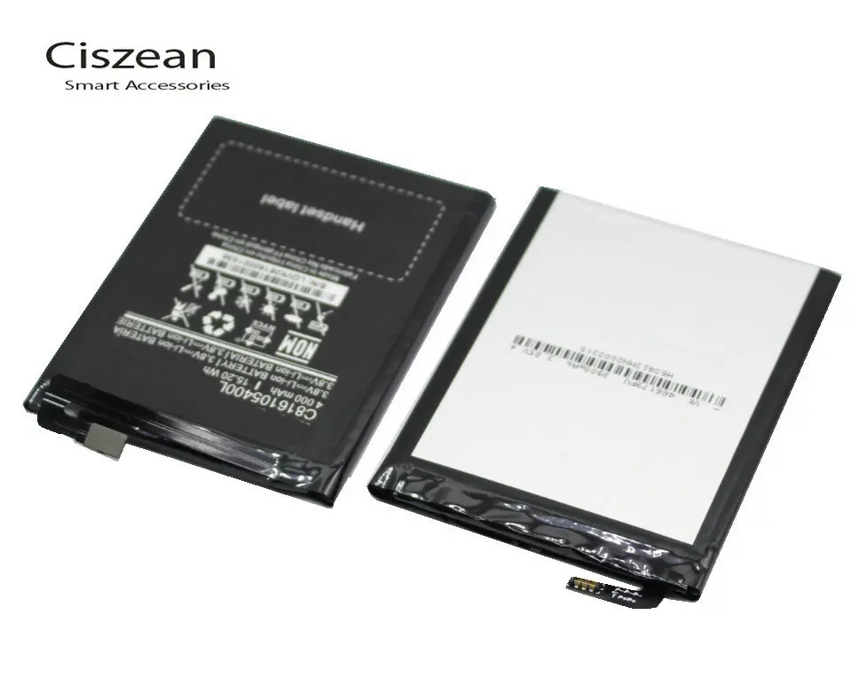 Ciszean 5x3,8 V 4000 mAh Замена C816105400L батарея для BLU Energy X E010Q батареи для телефона батареи для сотового телефона