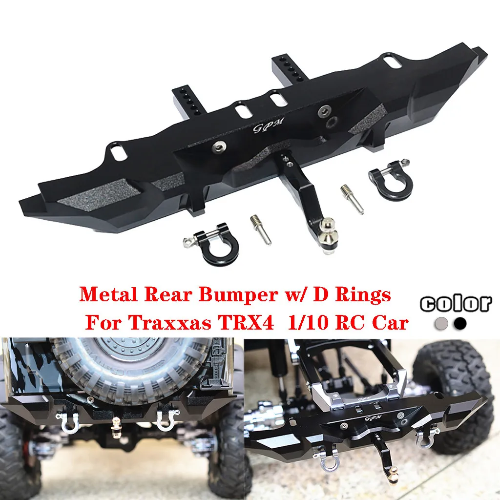 

Model Parts GPM Racing Metal Rear Bumper with D-Ring for Traxxas TRX4 1/10 RC L0620