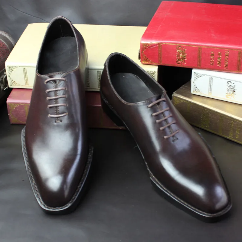 MALONEDA/итальянские классические модельные туфли из натуральной кожи в стиле ретро, хорошо Окаймленный для мужчин