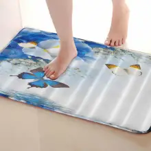 Бабочки Стиль коврики для улицы, смешной Противоскользящий коврик для ванной, коврики, дверные коврики под входную дверь