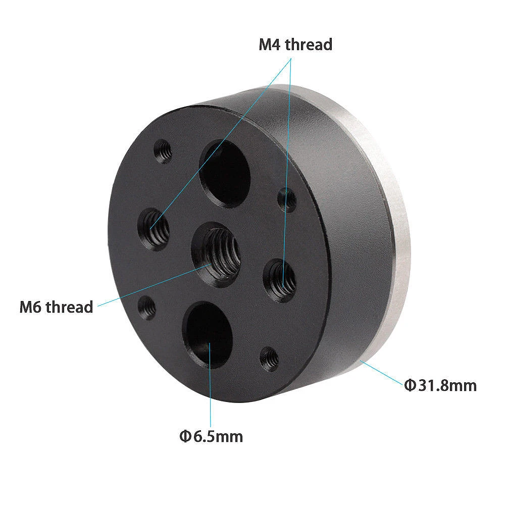 SmallRig ARRI Roseta De Montaje Bolt-on con 1//4 Ã ¢ roscas internas 1744 Cg