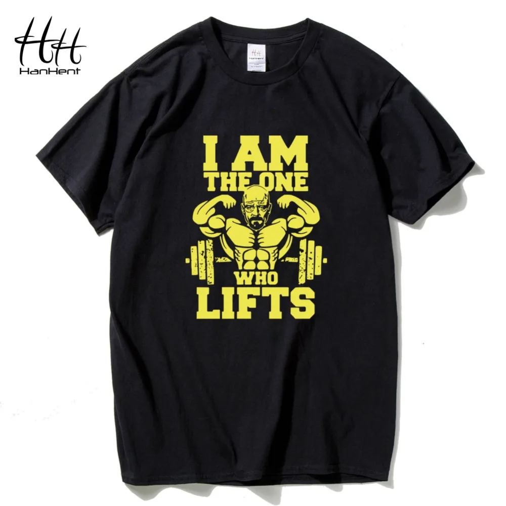 

HanHent Breaking Bad T Shirts Crossfit Men Heisenberg Man T-shirts Summer Cotton Fitness Clothing Swag Sportswear Tee Shirts