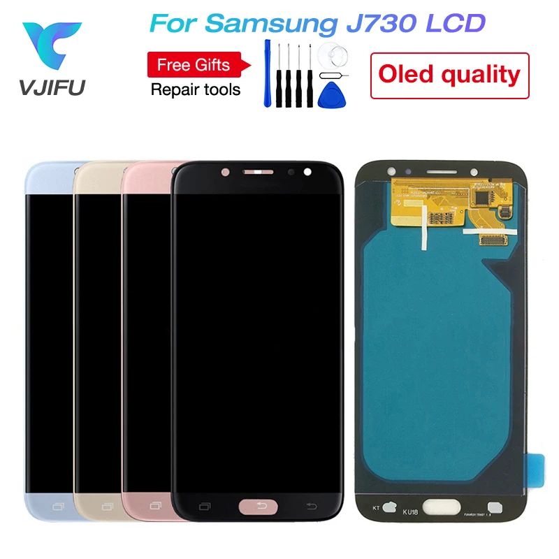 

AMOLED J730 LCD For Samsung Galaxy J7 Pro 2017 J730 J730F LCD Display and Touch Screen Digitizer Assembly Original quality