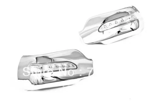 

Car Styling Chrome Side Mirror Cover With LED Side Blinker For Mazda 2 / Demio 2002-2007