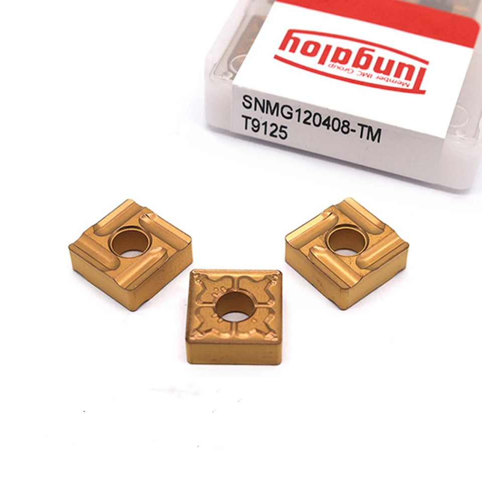 Токарный инструмент Tungaloy SNMG120408R S SNMG120408 TM T9125 высококачественный твердосплавный