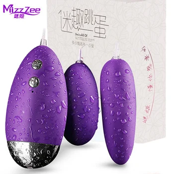 MizzZee Bullet Vibrators For Women 20 frequency Vagina Balls Jump Egg Clitoral G Spot sex toys for woman Lesbian Masturbation 1