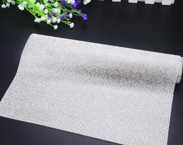 

2mm 24*40cm gembling rhinestone sticker sheets luxurious phone case decor Self Adhesive Scrapbooking Sticker shoes decoration