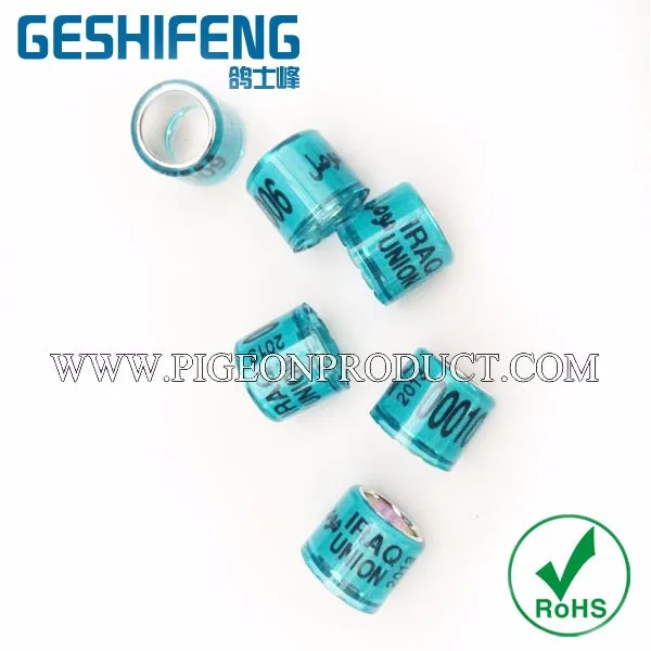 

let' pet 1 bag/100pcs 8mm racing pigeon rings