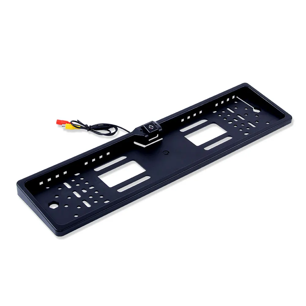 

EU European License Plate Frame Car Rear View Camera Waterproof Night Vision Reverse Backup Camera NO LED light only Camera