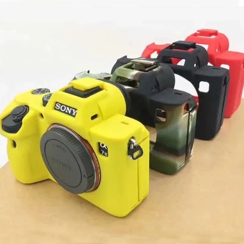 Soft Camera Video Bag Silicone Case For Sony A7III A7 mark 3 A7 III