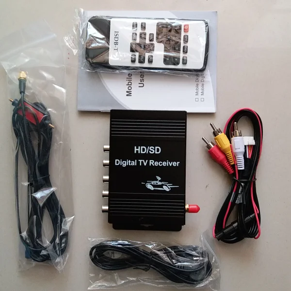 

Mobile Car ISDB-T ISDBT ISDB T Digital TV Receiver Box One Seg With Remote Control For Brazil Peru Argentina Chile South America