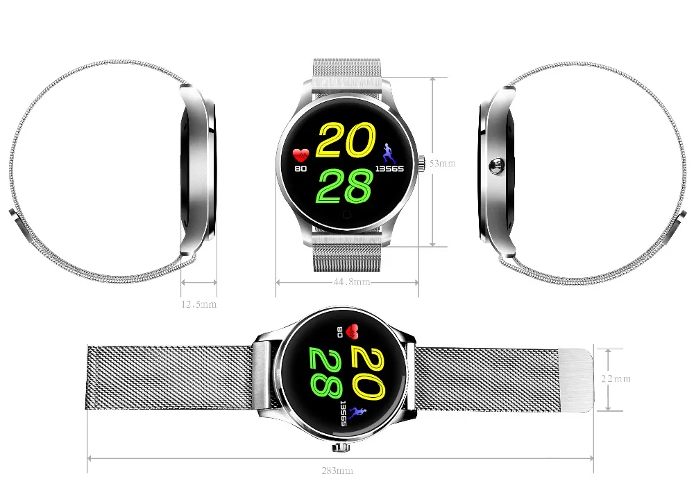 K88 Смарт часы Bluetooth Smartwatch водонепроницаемый монитор сердечного ритма шагомер