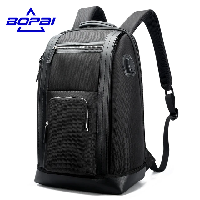 High End Business Male Waterproof Backpack USB Travel Back Pack Anti