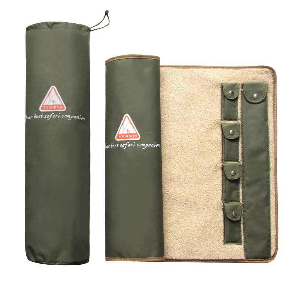 

Tourbon New Arrival Outdoor Shooting And Hunting Gun Rifle Cleaning Mat Army Green Nylon Cushion Pad