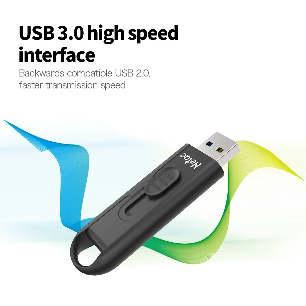 Флеш накопитель Netac U309 USB 3 0 16 ГБ 32 64 128 ГБ|USB флэш-накопители| |