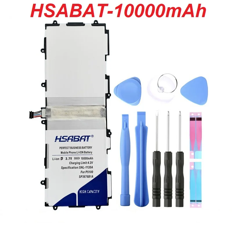 

2019 Top 100% New 10000mAh for Samsung Galaxy Note 10.1 GT-N8000 N8005 GT-N8010 N8013 N8020 P7500 GT-P7510 P5100 P5113 Battery