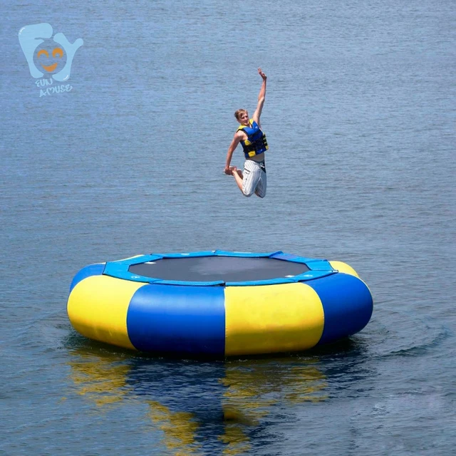 Diámetro 3 m Gigante Parque Acuático Inflables Uso Trampolines Bungee