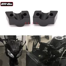 ЧПУ крепление руля стояки бар зажим Продлить адаптер для Kawasaki ER6N/ER-6F 2012
