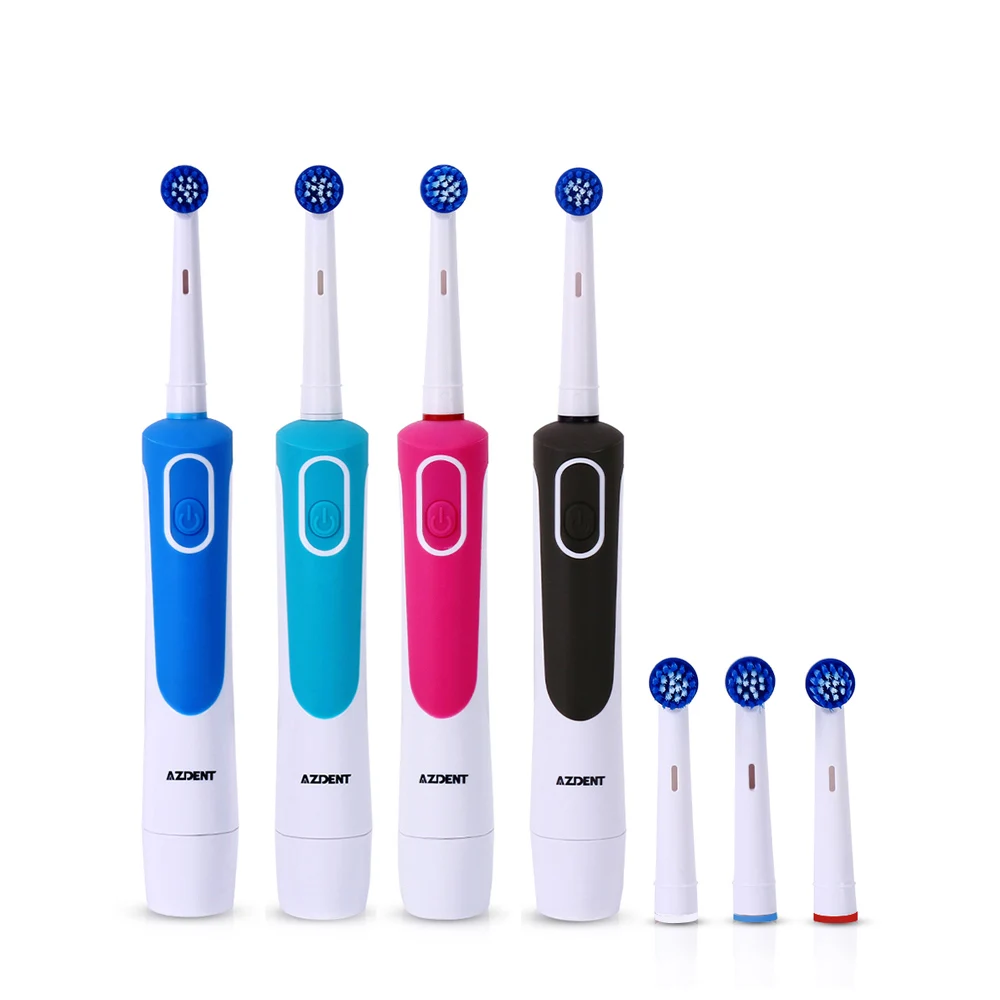 Fashion Electric Toothbrush Rotary Tooth Brush AA Battery Power No
