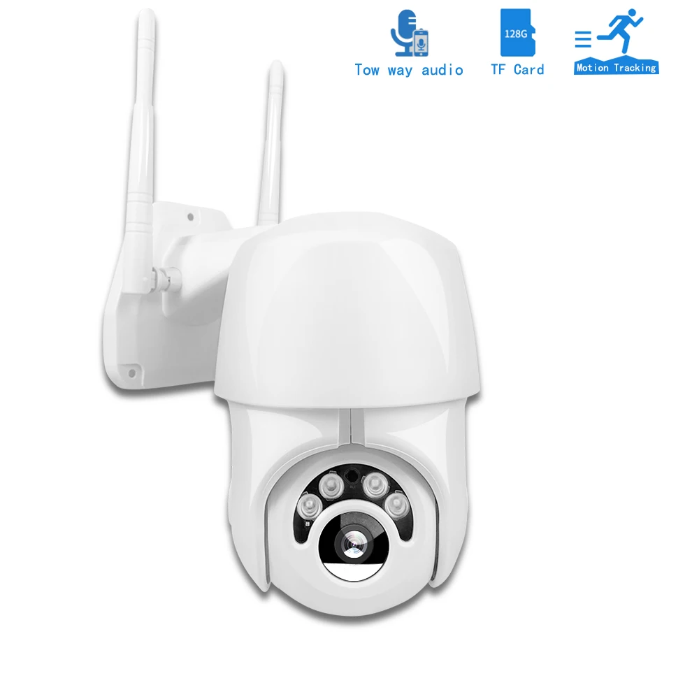 

New 1080P PTZ IP Camera FHD Wifi Network Outdoor Waterproof Speed Dome Two Way Audio Wireless IR Home Security CCTV Camera