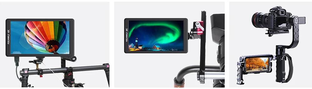 Feelworld F570 5,7 дюймов на камера DSLR поле мониторы 4 к HDMI ips Full HD 1080x1920 ЖК дисплей портативный для Gimbal стабилизатор