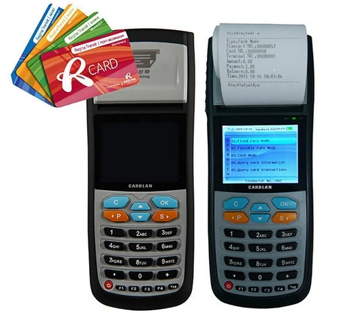 

Lot RFID Parking NFC IC card reader parking Handheld POS Terminal Prepaid card offline payment with thermal printer