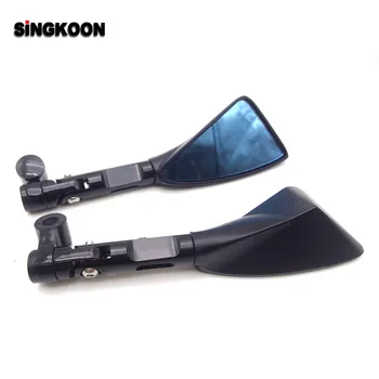 

Motorcycle Accessories 8 10mm Motorcycle Mirror RearView Mirrors Blue Glass FOR suzuki bandit 1200 vtx 1300 gn 125 honda sh 125
