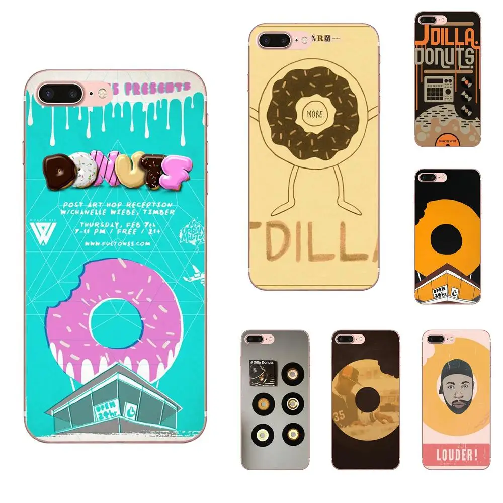 

Soft Cell Cover Case For Xiaomi Redmi Note 2 3 3S 4 4A 4X 5 5A 6 6A Pro Plus J Dilla Donuts