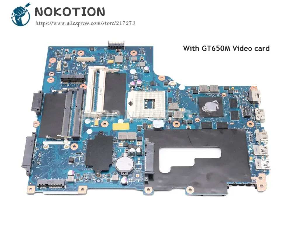 NOKOTION لشركة أيسر أسباير V3-771G اللوحة المحمول GT650M NBM0S11001 ملحوظة. M0S11.001 VA70 VG70 اللوحة الرئيسية