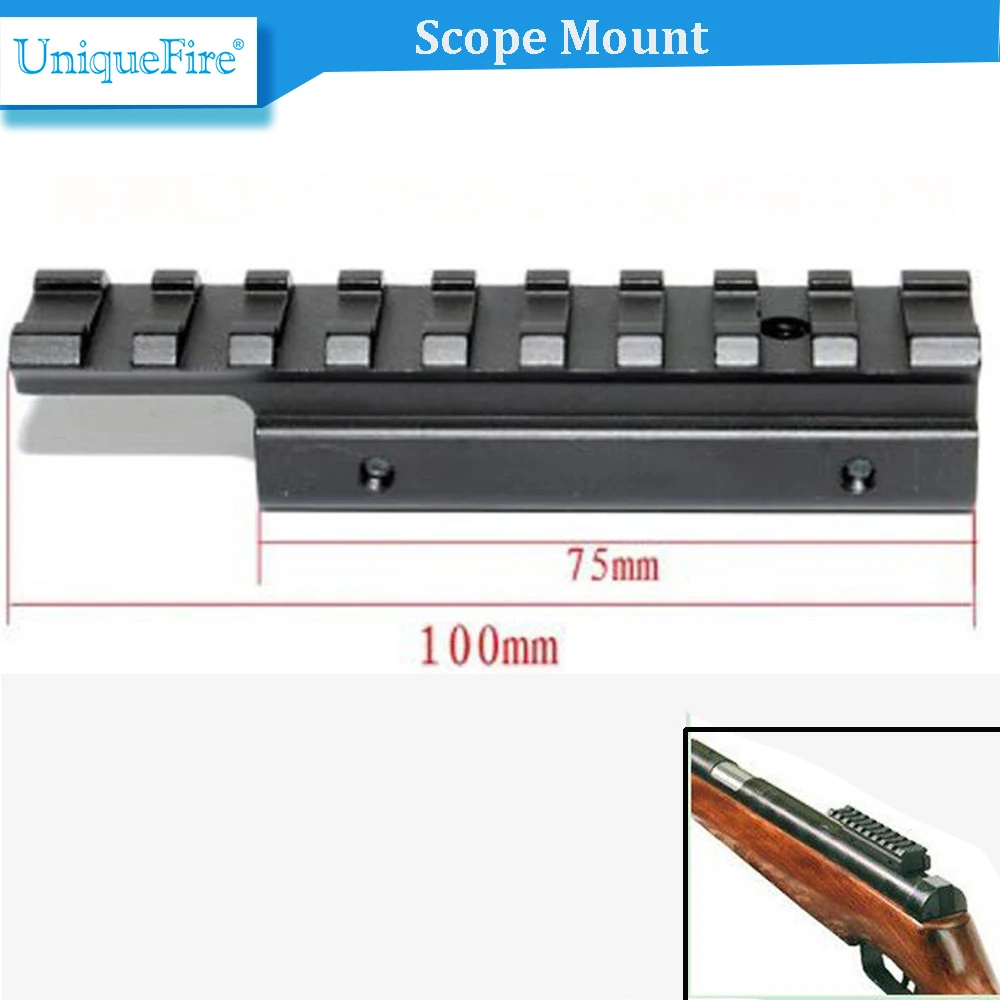 

UniqueFire Universal Mount 11mm for 20mm Rail Rails Laser Scope Weaver Adapter Hunting