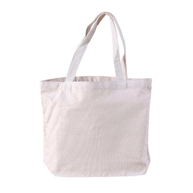 Canvas Bag Reusable Shopping Bags Grocery Tote Bag Cotton Daily Use Handbags Women Casual Handbag Canvas Bag Reusable Shopping Bags Grocery Tote Bag Cotton Daily Use Handbags Women Casual Handbag