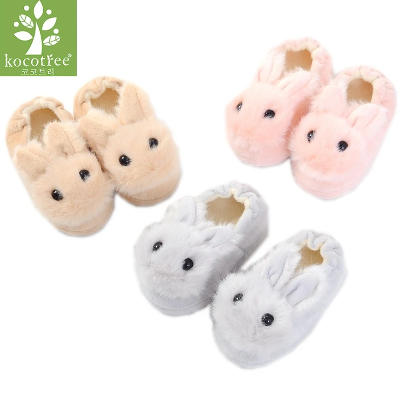 Kocotree Children Cotton Shoes Kids Home Slippers Boys And Girls Baby Cute Rabbit Ears Plush Ball Thickening Warm Indoor Shoes Kocotree Children Cotton Shoes Kids Home Slippers Boys And Girls Baby Cute Rabbit Ears Plush Ball Thickening Warm Indoor Shoes