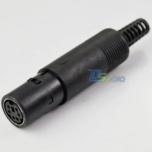 

High QualityNew Female 6 pin Mini DIN Mini-DIN Connector Adapter