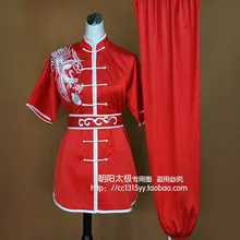 Customize Chinese wushu uniform Kungfu clothing Martial arts suit taolu clothes phoenix embroidery girl woman children boy kids